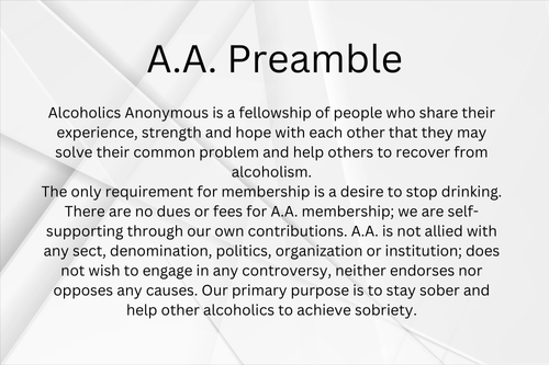 aa preamble